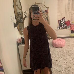 Navy and pink sleeveless t-shirt dress!